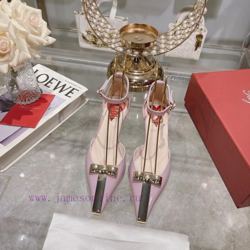 𝐑𝐨𝐠𝐞𝐫𝐕𝐢𝐯𝐢 * 24 Early Spring New Cat Heel Shoes Virgule Diamond Buckle High Heel Rear Loop wilj7uw3xd
