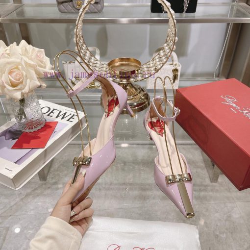 𝐑𝐨𝐠𝐞𝐫𝐕𝐢𝐯𝐢 * 24 Early Spring New Cat Heel Shoes Virgule Diamond Buckle High Heel Rear Loop wilj7uw3xd - Image 3