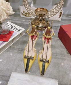 𝐑𝐨𝐠𝐞𝐫𝐕𝐢𝐯𝐢 * 24 Early Spring New Cat Heel Shoes Virgule Diamond Buckle High Heel Rear Loop wicd9j9f73