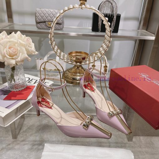 𝐑𝐨𝐠𝐞𝐫𝐕𝐢𝐯𝐢 * 24 Early Spring New Cat Heel Shoes Virgule Diamond Buckle High Heel Rear Loop wilj7uw3xd - Image 6