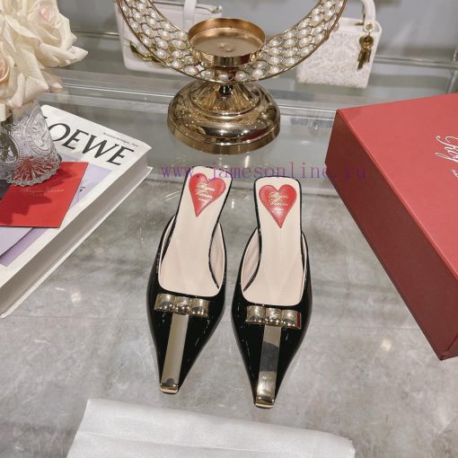 𝐑𝐨𝐠𝐞𝐫𝐕𝐢𝐯𝐢 * 24 Early Spring New Cat Heel Shoes Virgule Diamond Buckle High Heel Rear Loop wi6v7d6hnd - Image 2