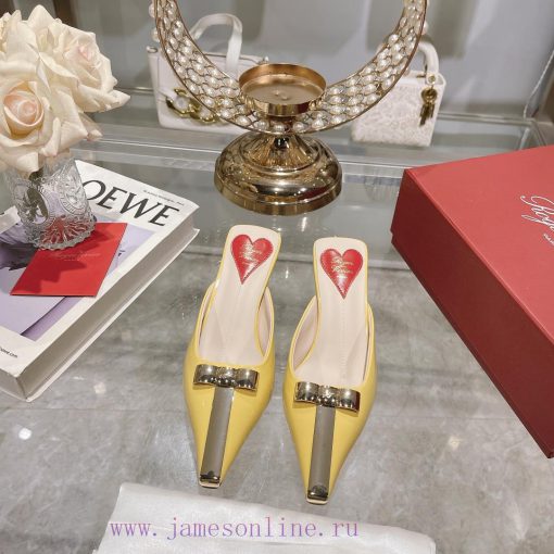 𝐑𝐨𝐠𝐞𝐫𝐕𝐢𝐯𝐢 * 24 Early Spring New Cat Heel Shoes Virgule Diamond Buckle High Heel Rear Loop wiffdvcfgd - Image 2
