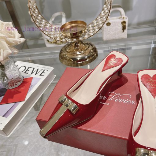 𝐑𝐨𝐠𝐞𝐫𝐕𝐢𝐯𝐢 * 24 Early Spring New Cat Heel Shoes Virgule Diamond Buckle High Heel Rear Loop wia22ltk7s - Image 7