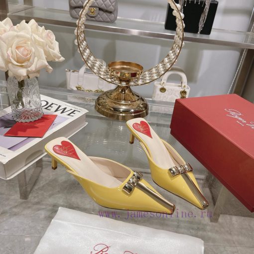 𝐑𝐨𝐠𝐞𝐫𝐕𝐢𝐯𝐢 * 24 Early Spring New Cat Heel Shoes Virgule Diamond Buckle High Heel Rear Loop wiffdvcfgd - Image 6