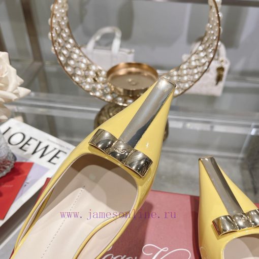 𝐑𝐨𝐠𝐞𝐫𝐕𝐢𝐯𝐢 * 24 Early Spring New Cat Heel Shoes Virgule Diamond Buckle High Heel Rear Loop wiffdvcfgd - Image 9
