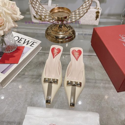 𝐑𝐨𝐠𝐞𝐫𝐕𝐢𝐯𝐢 * 24 Early Spring New Cat Heel Shoes Virgule Diamond Buckle High Heel Rear Loop wiezsq22zr - Image 2
