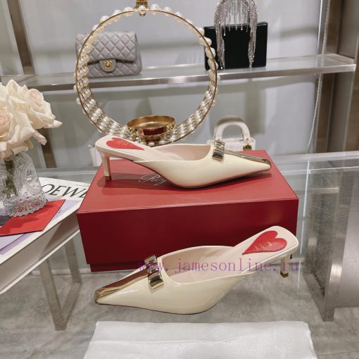 𝐑𝐨𝐠𝐞𝐫𝐕𝐢𝐯𝐢 * 24 Early Spring New Cat Heel Shoes Virgule Diamond Buckle High Heel Rear Loop wiezsq22zr - Image 5