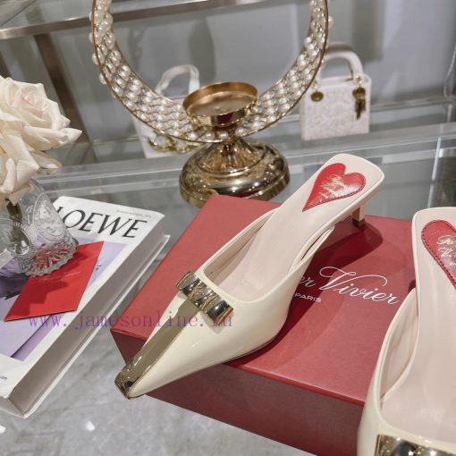 𝐑𝐨𝐠𝐞𝐫𝐕𝐢𝐯𝐢 * 24 Early Spring New Cat Heel Shoes Virgule Diamond Buckle High Heel Rear Loop wiezsq22zr - Image 7