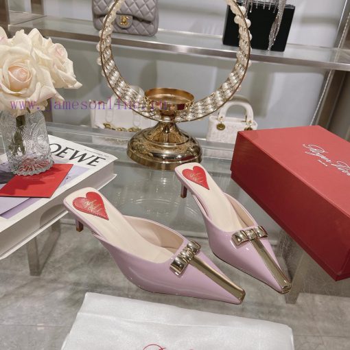 𝐑𝐨𝐠𝐞𝐫𝐕𝐢𝐯𝐢 * 24 Early Spring New Cat Heel Shoes Virgule Diamond Buckle High Heel Rear Loop wiachtwi98 - Image 6