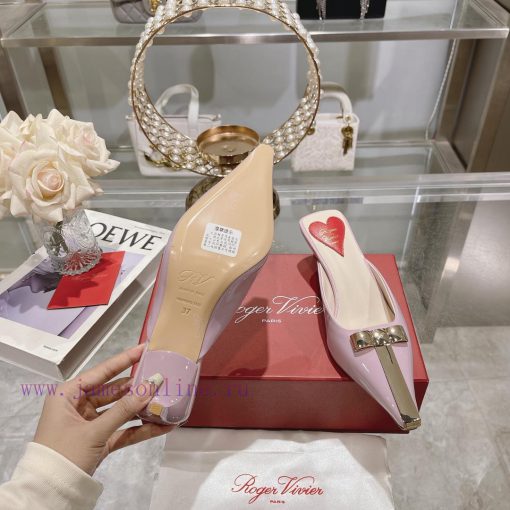𝐑𝐨𝐠𝐞𝐫𝐕𝐢𝐯𝐢 * 24 Early Spring New Cat Heel Shoes Virgule Diamond Buckle High Heel Rear Loop wiachtwi98 - Image 10