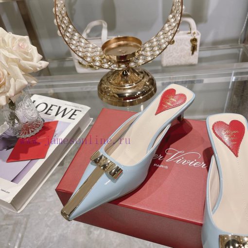 𝐑𝐨𝐠𝐞𝐫𝐕𝐢𝐯𝐢 * 24 Early Spring New Cat Heel Shoes Virgule Diamond Buckle High Heel Rear Loop wizapnqyce - Image 7