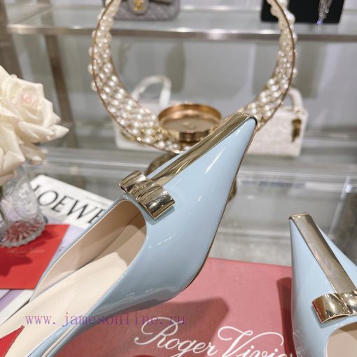 𝐑𝐨𝐠𝐞𝐫𝐕𝐢𝐯𝐢 * 24 Early Spring New Cat Heel Shoes Virgule Diamond Buckle High Heel Rear Loop wizapnqyce - Image 9