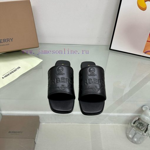 New product launched Burberry flat slippersChannel goods vulcanized one foot stepping Burbercnydq40w - Image 2