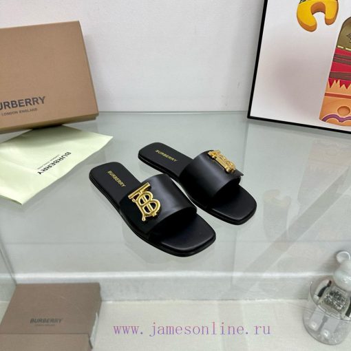New product launched Burberry flat slippersChannel goods vulcanization must be consistent wh6ntio0ig - Image 3