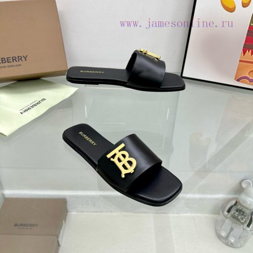 New product launched Burberry flat slippersChannel goods vulcanization must be consistent wh6ntio0ig - Image 4