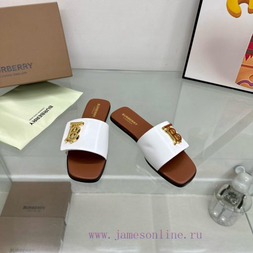 New product launched Burberry flat slippersChannel goods vulcanization must be consistent whog71bkui - Image 10