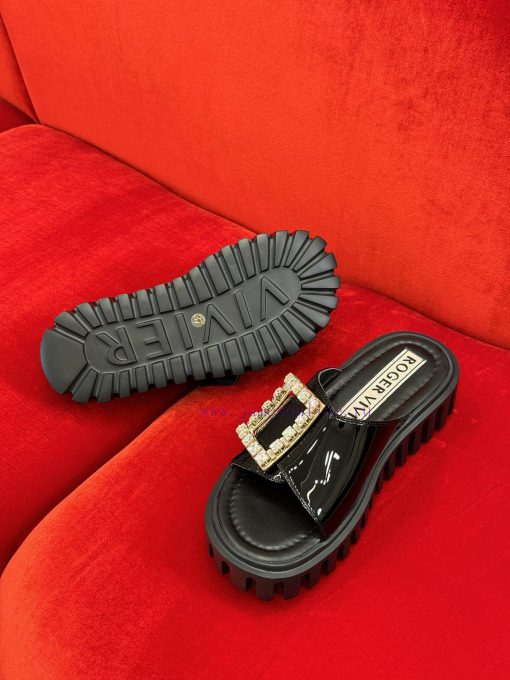 rv ss24 new arrival～RV Thick Bottom Square Buckle Slippers 24 New ProductsThick bottom heighcsdnxhay - Image 10