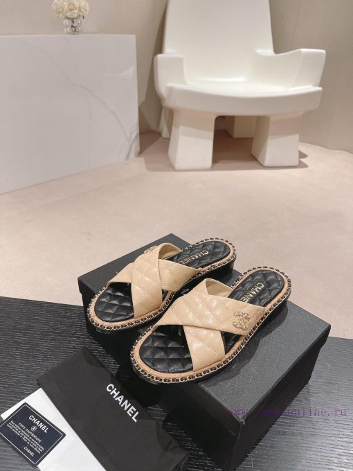 Purchasing grade𝗖𝗛 * 𝗔𝗡𝗟 | | 𝟐𝟎𝟐𝟒 Lazy person dragging 🩴 Chain shoesTop tier high-end qualitbhss17hr