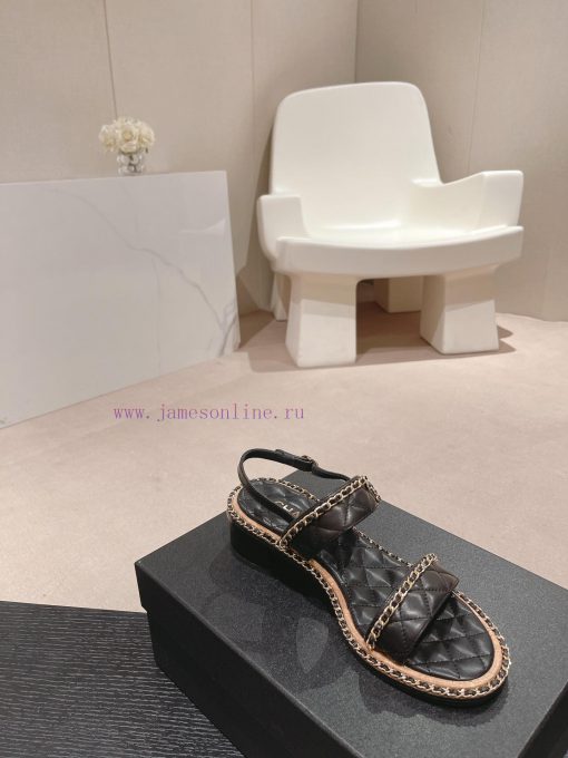 Purchasing grade𝗖𝗛 * 𝗔𝗡𝗟 | | 𝟐𝟎𝟐𝟒 Lazy person dragging 🩴 Chain shoesTop tier high-end qualitfvv57r40 - Image 6