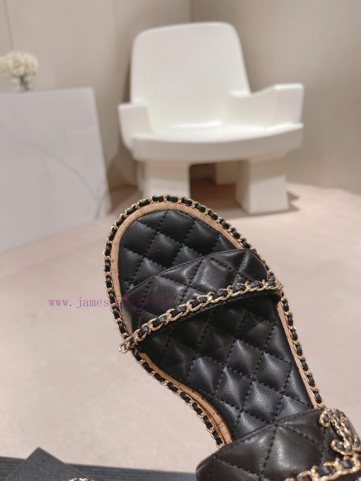 Purchasing grade𝗖𝗛 * 𝗔𝗡𝗟 | | 𝟐𝟎𝟐𝟒 Lazy person dragging 🩴 Chain shoesTop tier high-end qualitfvv57r40 - Image 8
