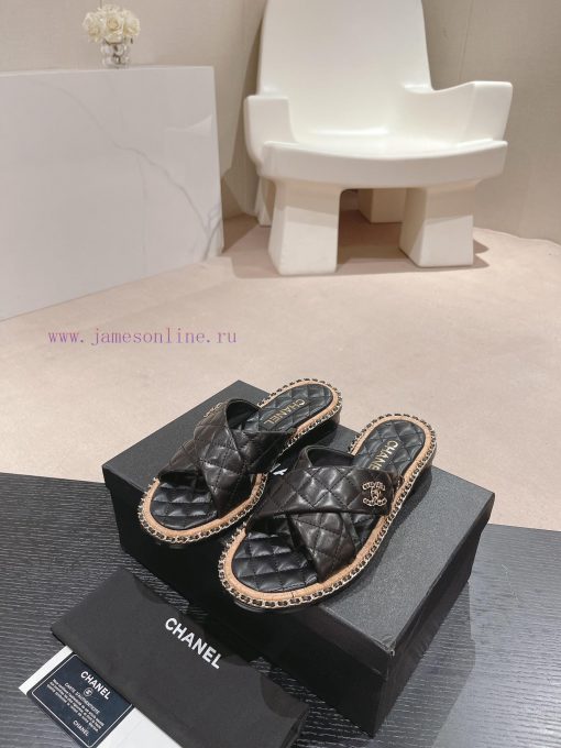Purchasing grade𝗖𝗛 * 𝗔𝗡𝗟 | | 𝟐𝟎𝟐𝟒 Lazy person dragging 🩴 Chain shoesTop tier high-end qualitd89rwpce - Image 2