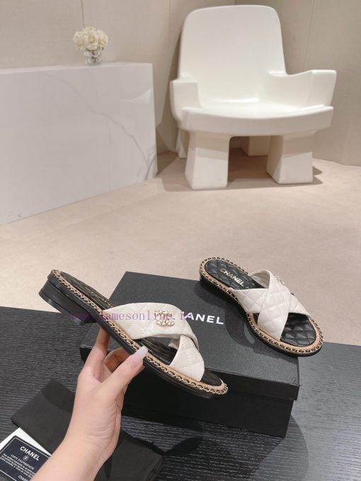 Purchasing grade𝗖𝗛 * 𝗔𝗡𝗟 | | 𝟐𝟎𝟐𝟒 Lazy person dragging 🩴 Chain shoesTop tier high-end qualitxm1aib4p - Image 5