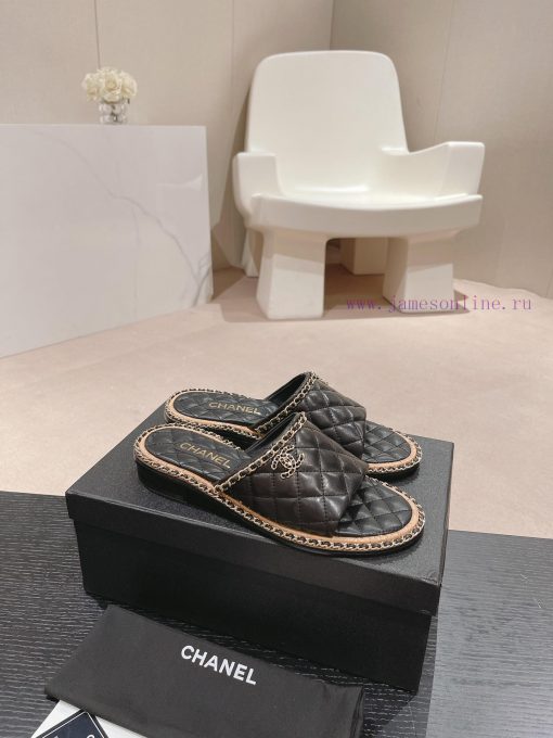 Purchasing grade𝗖𝗛 * 𝗔𝗡𝗟 | | 𝟐𝟎𝟐𝟒 Lazy person dragging 🩴 Chain shoesTop tier high-end qualitiskx6jyn - Image 3