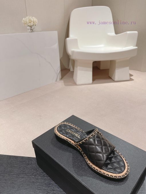Purchasing grade𝗖𝗛 * 𝗔𝗡𝗟 | | 𝟐𝟎𝟐𝟒 Lazy person dragging 🩴 Chain shoesTop tier high-end qualitiskx6jyn - Image 6