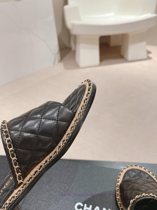 Purchasing grade𝗖𝗛 * 𝗔𝗡𝗟 | | 𝟐𝟎𝟐𝟒 Lazy person dragging 🩴 Chain shoesTop tier high-end qualitiskx6jyn - Image 9