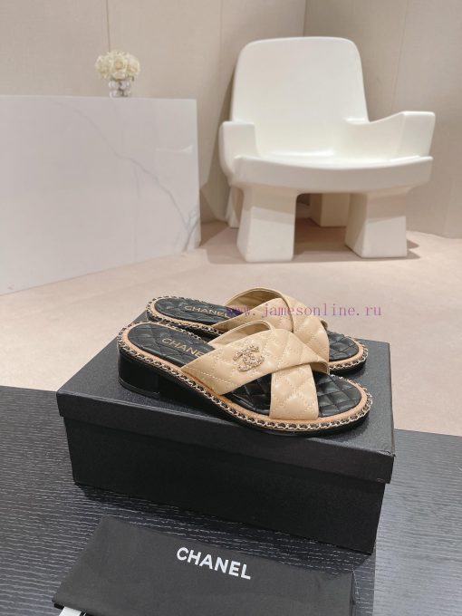 Purchasing grade𝗖𝗛 * 𝗔𝗡𝗟 | | 𝟐𝟎𝟐𝟒 Lazy person dragging 🩴 Chain shoesTop tier high-end qualit0mgt8ocq - Image 3