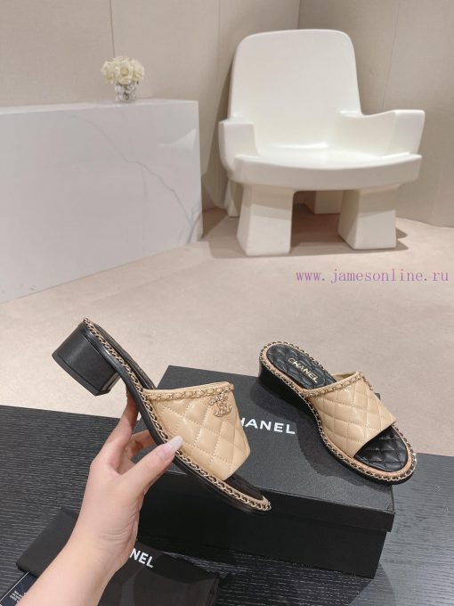 Purchasing grade𝗖𝗛 * 𝗔𝗡𝗟 | | 𝟐𝟎𝟐𝟒 Lazy person dragging 🩴 Chain shoesTop tier high-end qualitn45vpsyo - Image 5