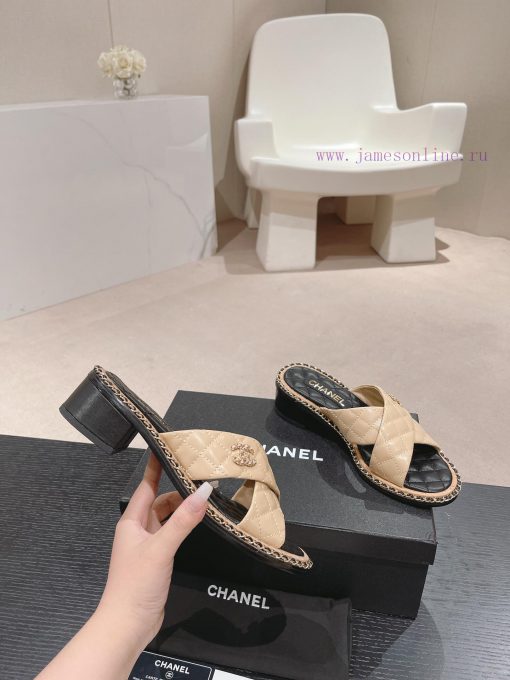 Purchasing grade𝗖𝗛 * 𝗔𝗡𝗟 | | 𝟐𝟎𝟐𝟒 Lazy person dragging 🩴 Chain shoesTop tier high-end qualit0mgt8ocq - Image 5