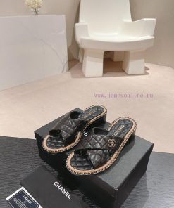 Purchasing grade𝗖𝗛 * 𝗔𝗡𝗟 | | 𝟐𝟎𝟐𝟒 Lazy person dragging 🩴 Chain shoesTop tier high-end qualitcp6hdc9k