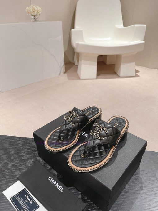 Purchasing grade𝗖𝗛 * 𝗔𝗡𝗟 | | 𝟐𝟎𝟐𝟒 Lazy person dragging 🩴 Chain shoesTop tier high-end qualitzjhtffww - Image 2