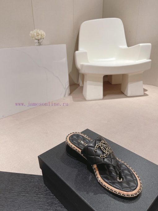 Purchasing grade𝗖𝗛 * 𝗔𝗡𝗟 | | 𝟐𝟎𝟐𝟒 Lazy person dragging 🩴 Chain shoesTop tier high-end qualitzjhtffww - Image 6