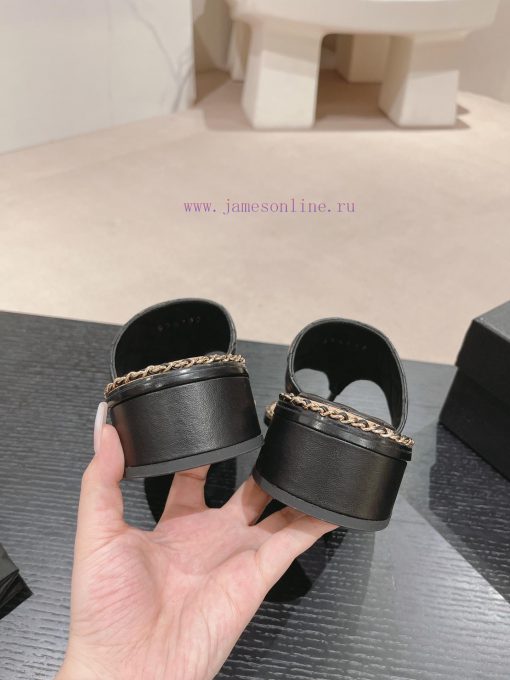 Purchasing grade𝗖𝗛 * 𝗔𝗡𝗟 | | 𝟐𝟎𝟐𝟒 Lazy person dragging 🩴 Chain shoesTop tier high-end qualitzjhtffww - Image 10