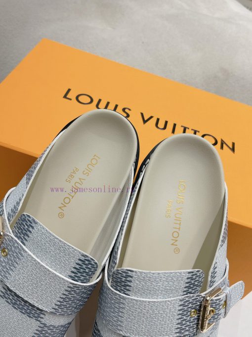 Cx Colorful Checkerboard Pattern New Half Slippers Winterbreak Comfert Flat SlippersThe leatj93omugs - Image 7