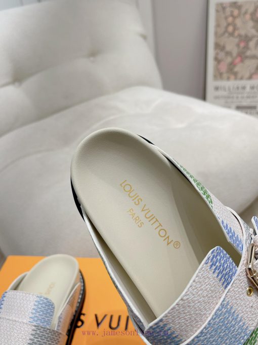 Cx Colorful Checkerboard Pattern New Half Slippers Winterbreak Comfert Flat SlippersThe leat91094szo - Image 7