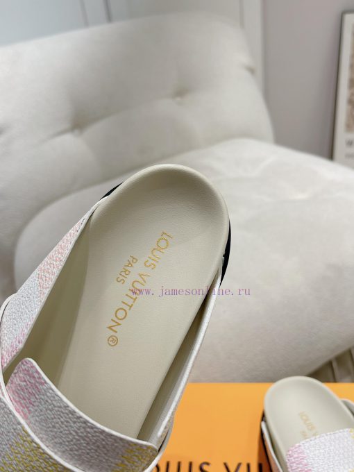 Cx Colorful Checkerboard Pattern New Half Slippers Winterbreak Comfert Flat SlippersThe leatqj6p0j0f - Image 7