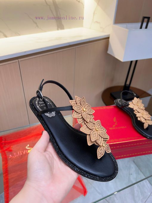 Rene Caovella - RC 2024 Spring New Product VARIE T-shaped Sandals blend timeless elegance inp0zg8wsg - Image 3