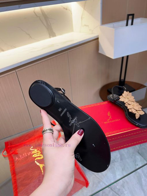 Rene Caovella - RC 2024 Spring New Product VARIE T-shaped Sandals blend timeless elegance inp0zg8wsg - Image 6