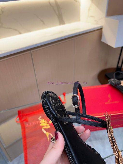 Rene Caovella - RC 2024 Spring New Product VARIE T-shaped Sandals blend timeless elegance inp0zg8wsg - Image 7