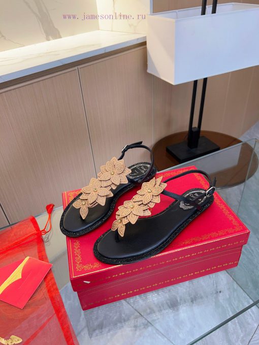 Rene Caovella - RC 2024 Spring New Product VARIE T-shaped Sandals blend timeless elegance inp0zg8wsg - Image 10
