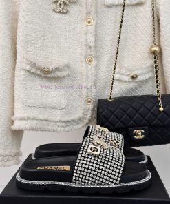 Chanel | Chanel 24P New ProductSparkling rhinestone double C lazy slippersThe shoe upper is r8wmsxlv