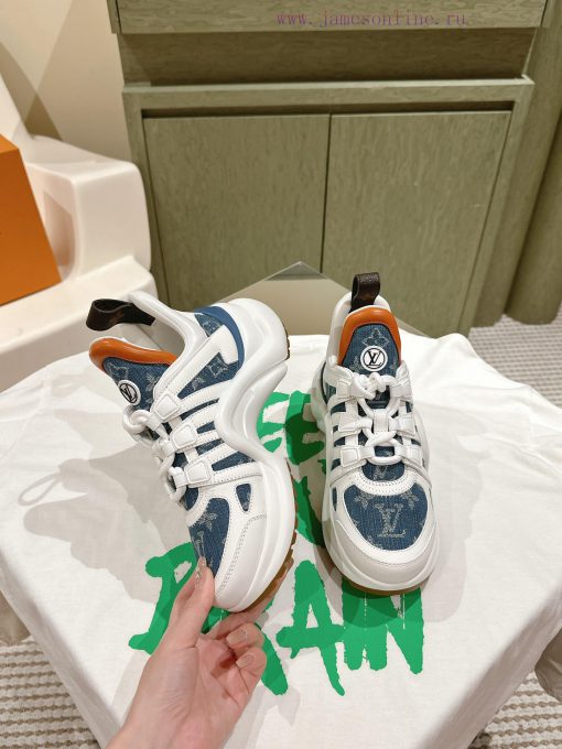 | ²⁰²4 𝐬𝐬  🤍🤎The new color series of LV synchronized dad shoes showcases youthful vitalityzo354zq1 - Image 4