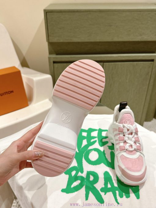 | ²⁰²4 𝐬𝐬  🤍🤎The new color series of LV synchronized dad shoes showcases youthful vitalitytpfb2bls - Image 7