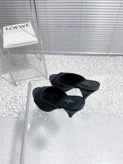 LV Louis Vuitton high-heeled slippersCute and very age reducing, not afraid of showing short534kklnn - Image 5