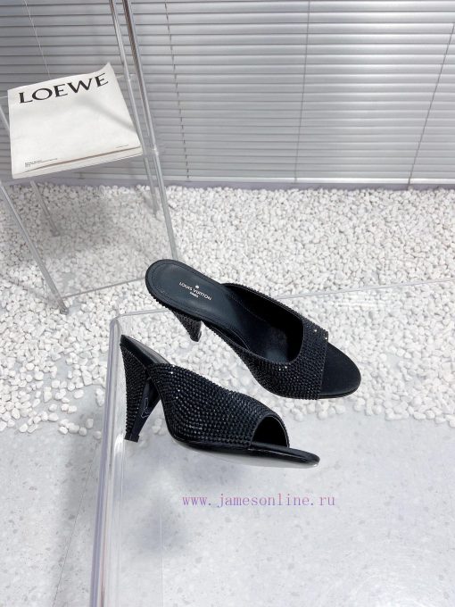 LV Louis Vuitton high-heeled slippersCute and very age reducing, not afraid of showing short534kklnn - Image 6