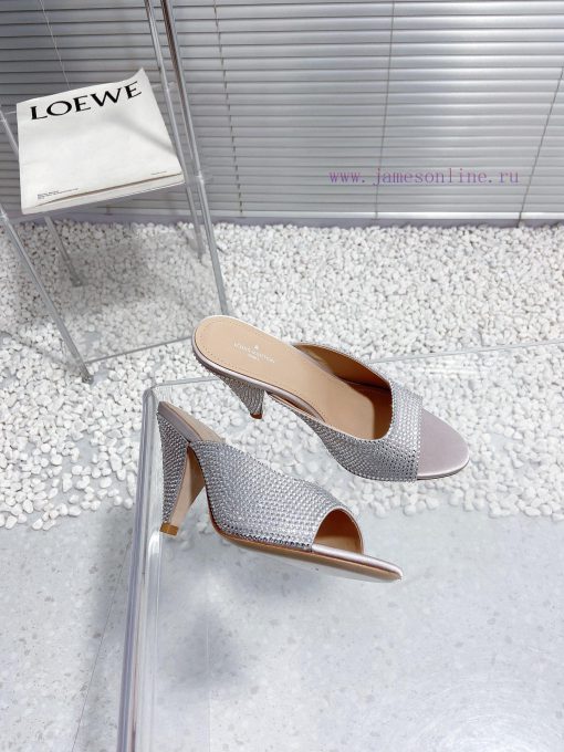 LV Louis Vuitton high-heeled slippersCute and very age reducing, not afraid of showing shortuntsf2u7 - Image 6