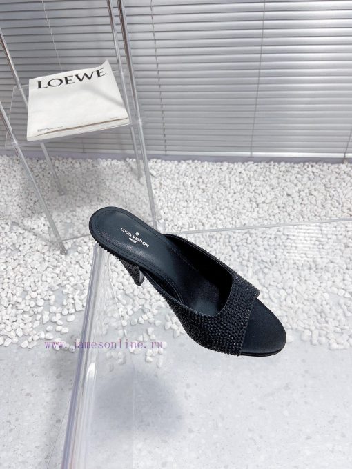 LV Louis Vuitton high-heeled slippersCute and very age reducing, not afraid of showing short534kklnn - Image 7